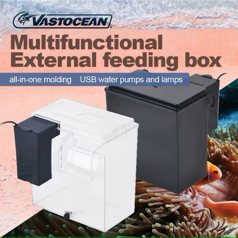 Pet Supplies Fish - VASTOCEAN Fish Tank External Feeding Box