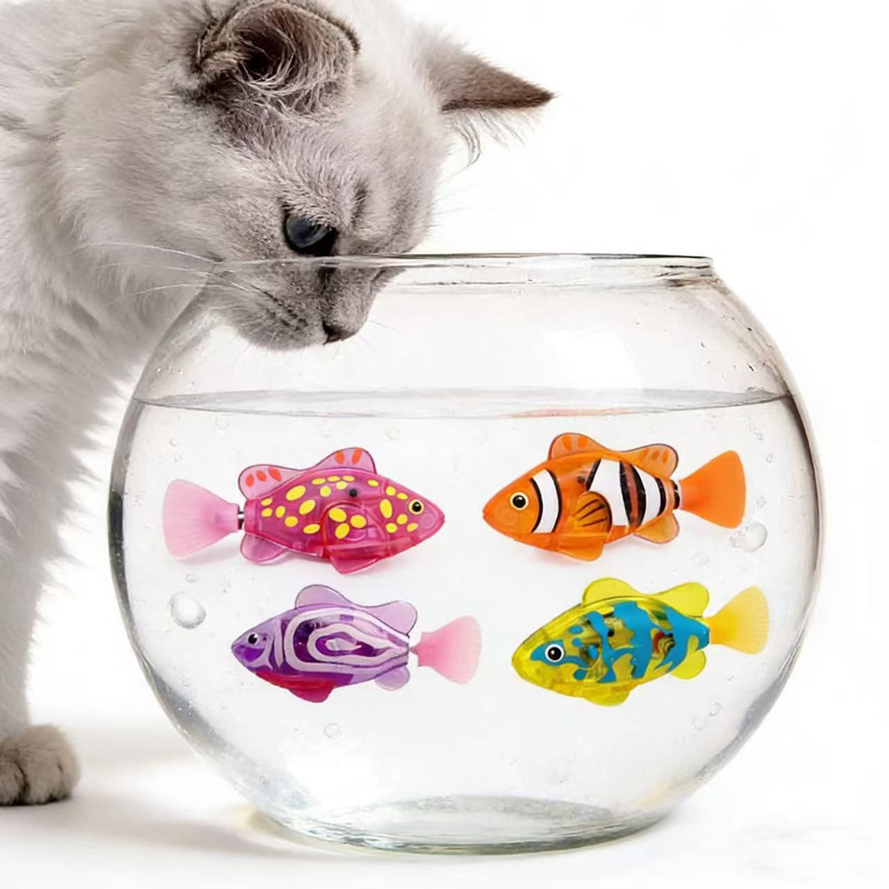 Pet Supplies Fish - Pet Cat Toy LED Interactive Swimming
