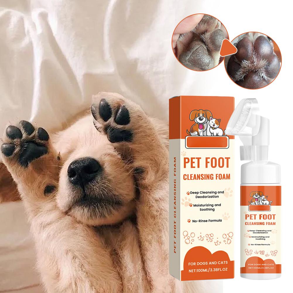 Foot Foam Cleaner Gentle Clean - đánh giá và giá Dog Paw Cleaner