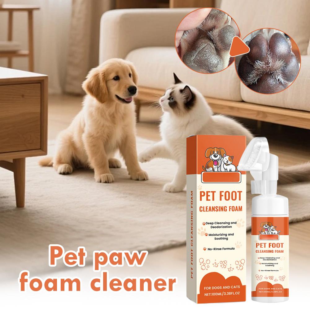 Foot Foam Cleaner Gentle Clean - đánh giá và giá Dog Paw Cleaner