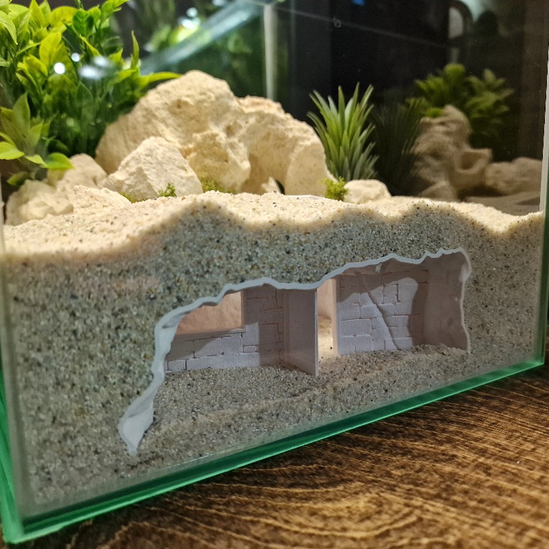 3D Printed Secret House Fish T - đánh giá và giá Pet Supplies Fish