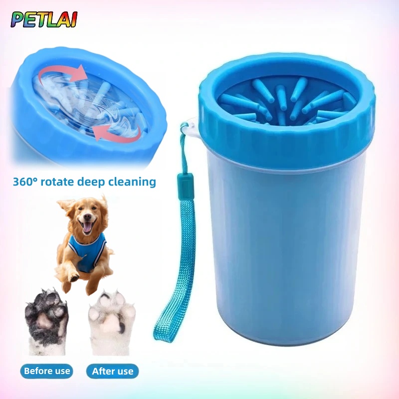 Dog Paw Cleaner Foot Rotate De - đánh giá và giá Dog Paw Cleaner