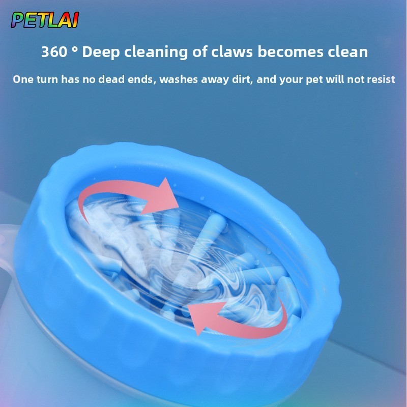 Dog Paw Cleaner Foot Rotate De - đánh giá và giá Dog Paw Cleaner