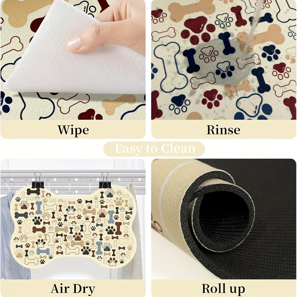 1pc Non-Slip Geometric Fishbon - đánh giá và giá Dog Paw Cleaner