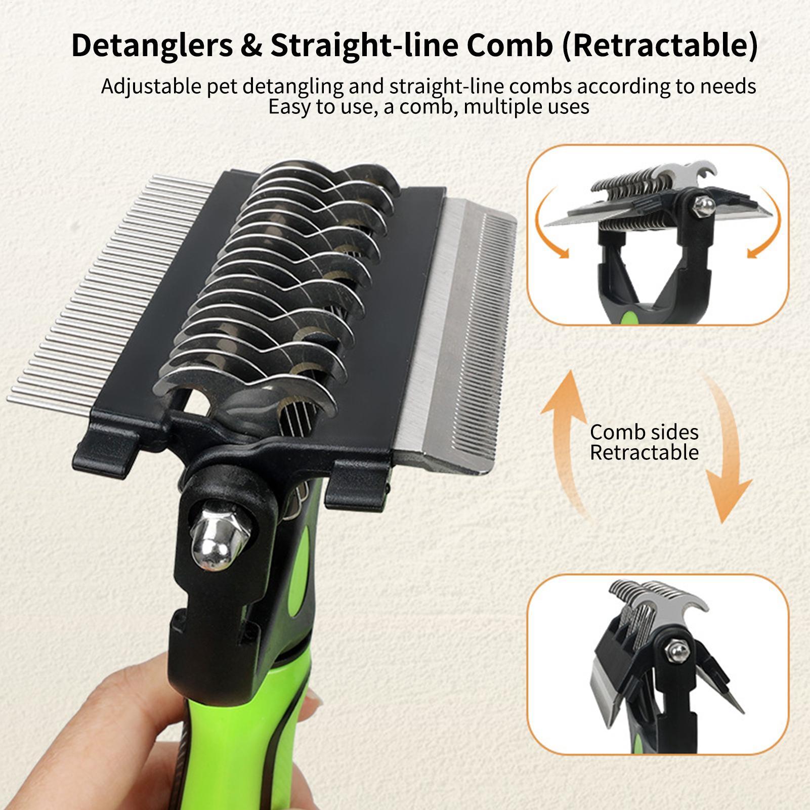 Dog Shedding Brush Double-side - đánh giá và giá Pet Supplies Vet