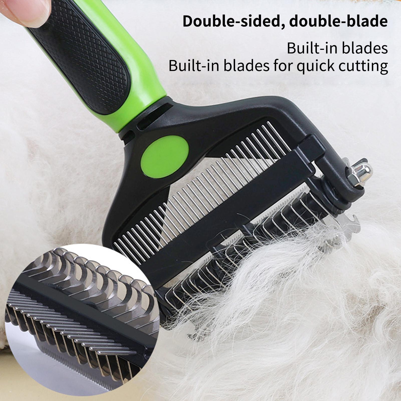 Dog Shedding Brush Double-side - đánh giá và giá Pet Supplies Vet