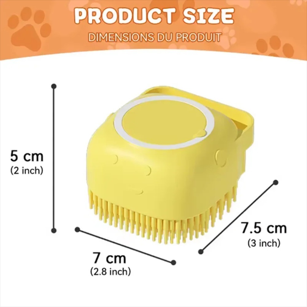 Silicone Bath Massage Brush Mu - đánh giá và giá Pet Supplies App
