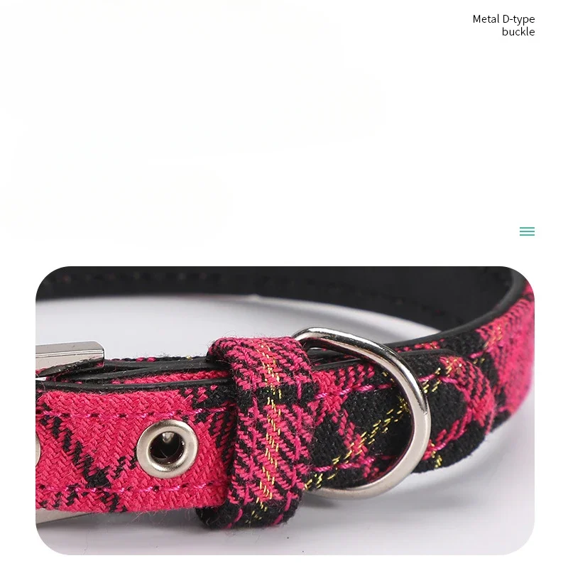 Pet Collar Scottish Plaid Dog  - đánh giá và giá Pet Supplies App