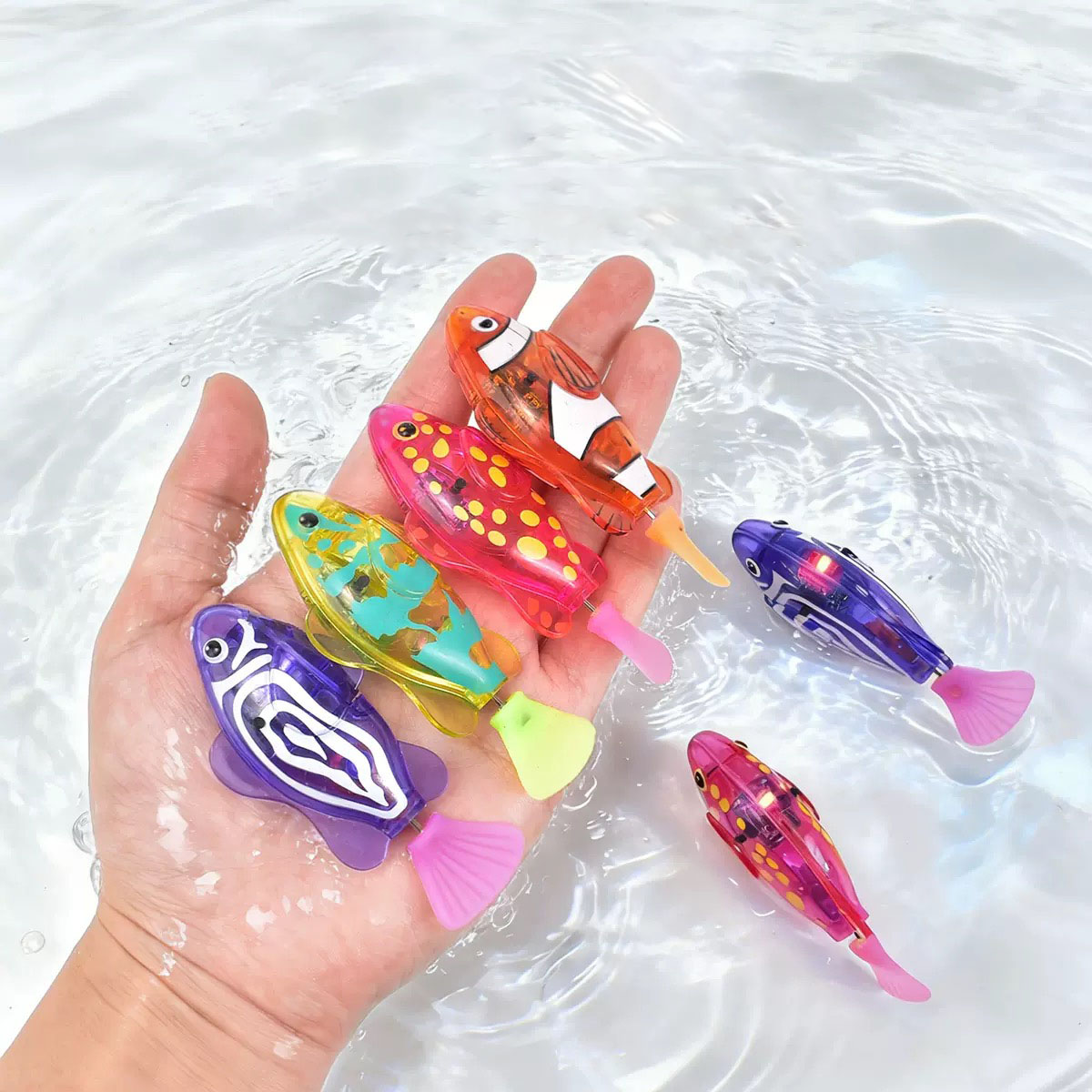 Pet Cat Toy LED Interactive Sw - đánh giá và giá Pet Supplies Fish