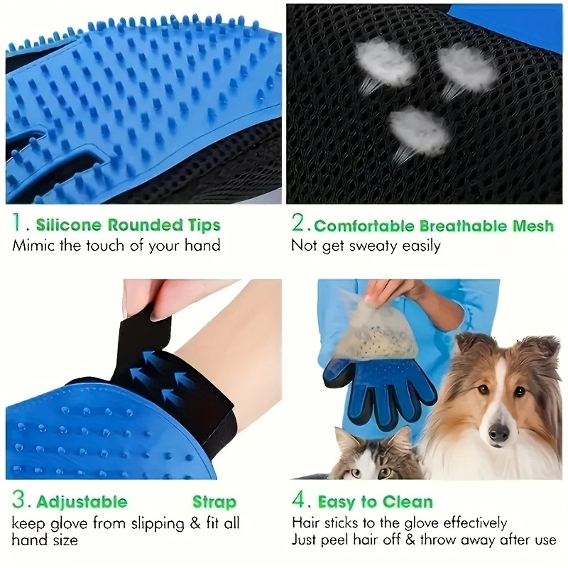 Pet Hair Glove Comb Pet Dog Ca - đánh giá và giá Pet Supplies App